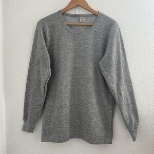 Warmwear Shirt Womens XL Gray L/S Thermal Base Layer Fleece Lined Top Underlayer